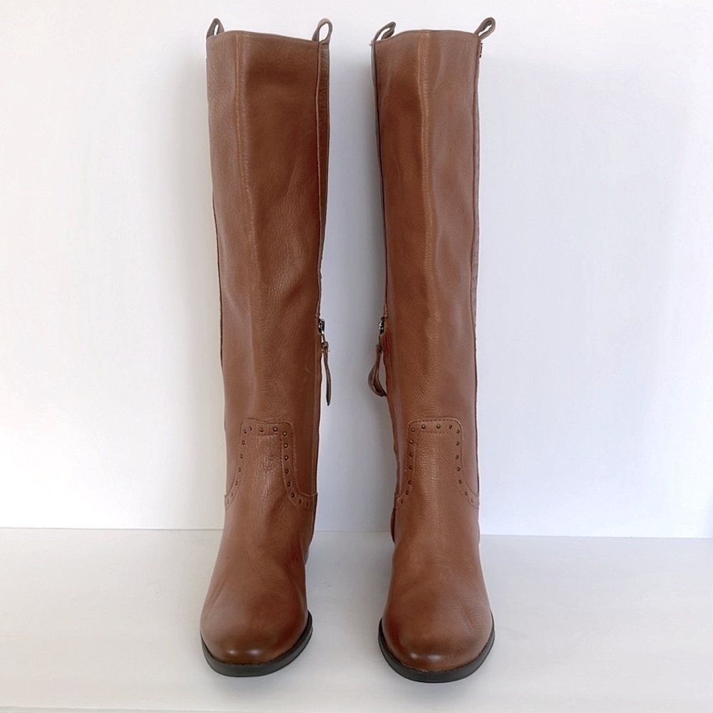 Sam Edelman Women's Prina Soft Brown Leather Tall Riding Boots Shoes Size 6M New - Picture 3 of 9